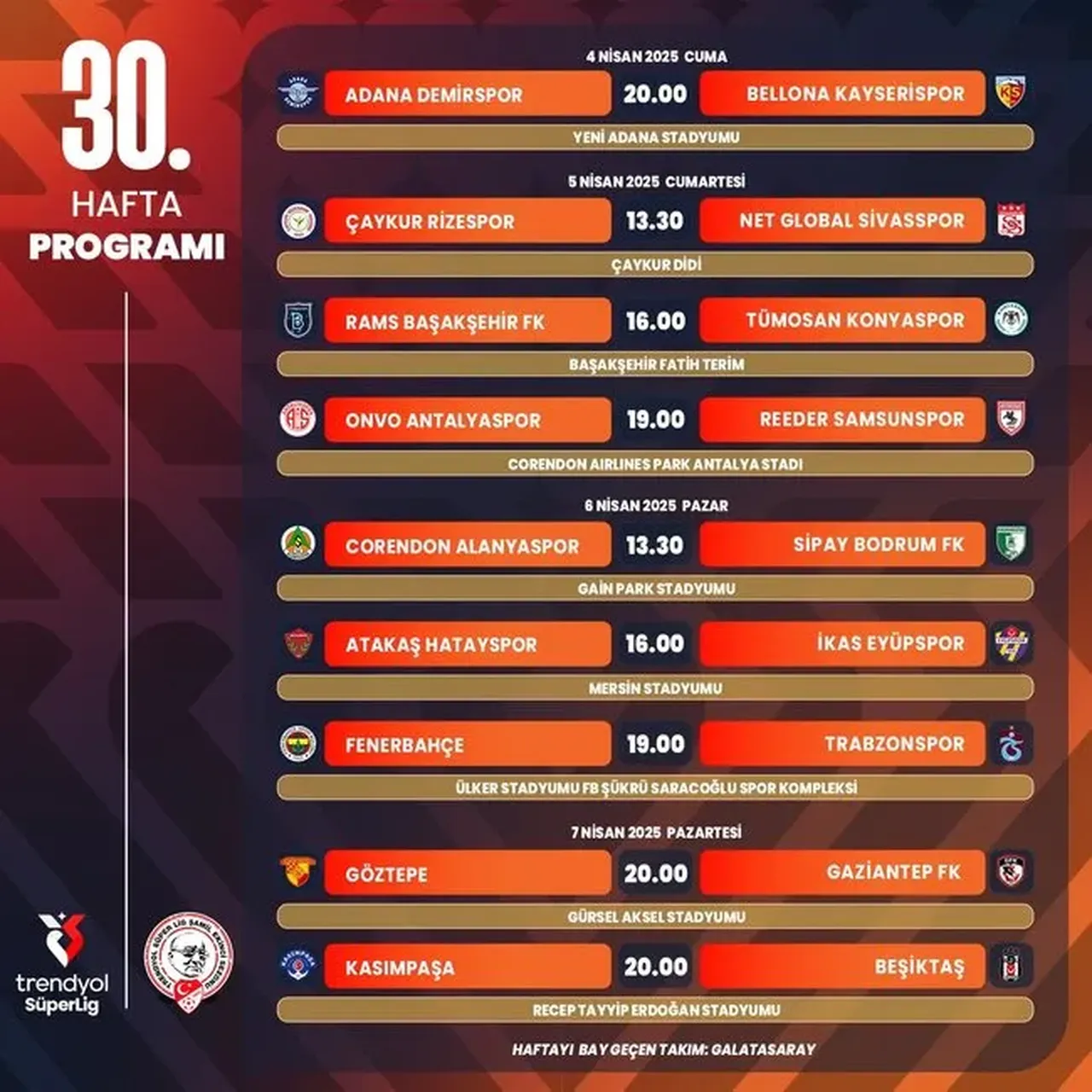 Son dakika | Derbi tarihleri belli oldu! TFF açıkladı