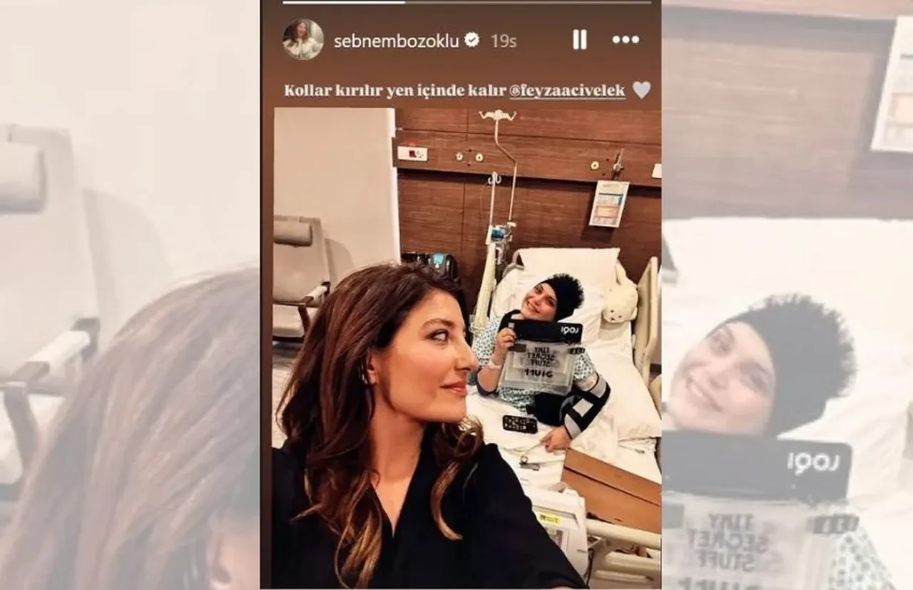 Feyza Civelek ameliyat oldu! Kızılcık ekibi hastaneye koştu