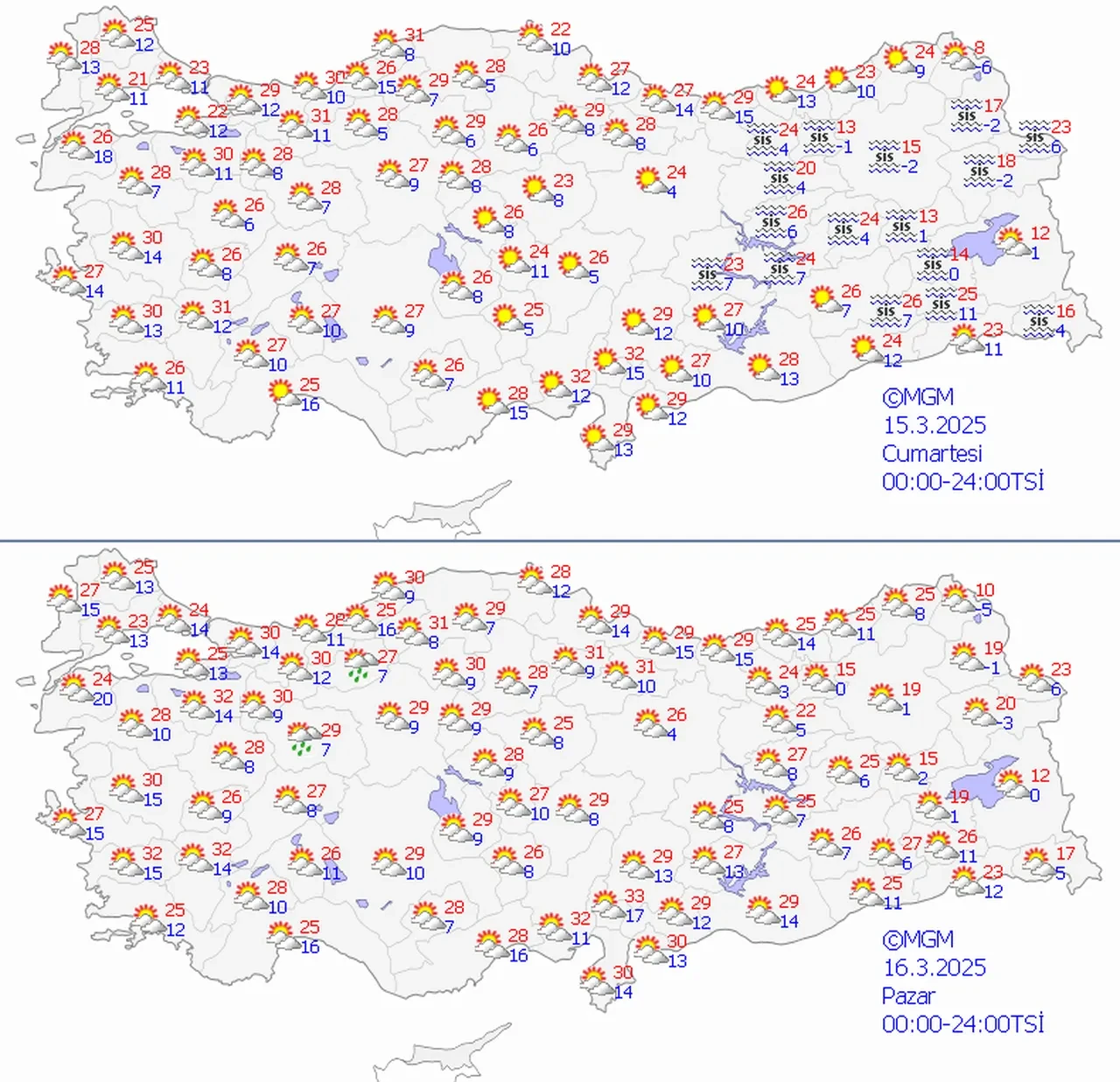 Hafta sonu planı yapanlar dikkat! Meteoroloji 5 günlük hava durumu tahminini paylaştı