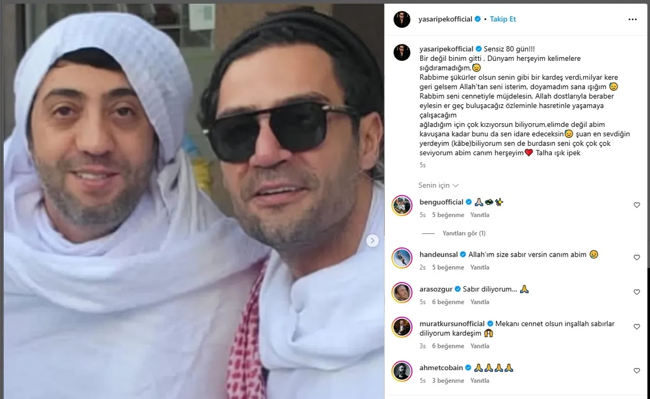 Yaşar İpek, kardeşi Işık İpek'in vefatı sonrası ilk paylaşımını yaptı! Sözleri yürek dağladı