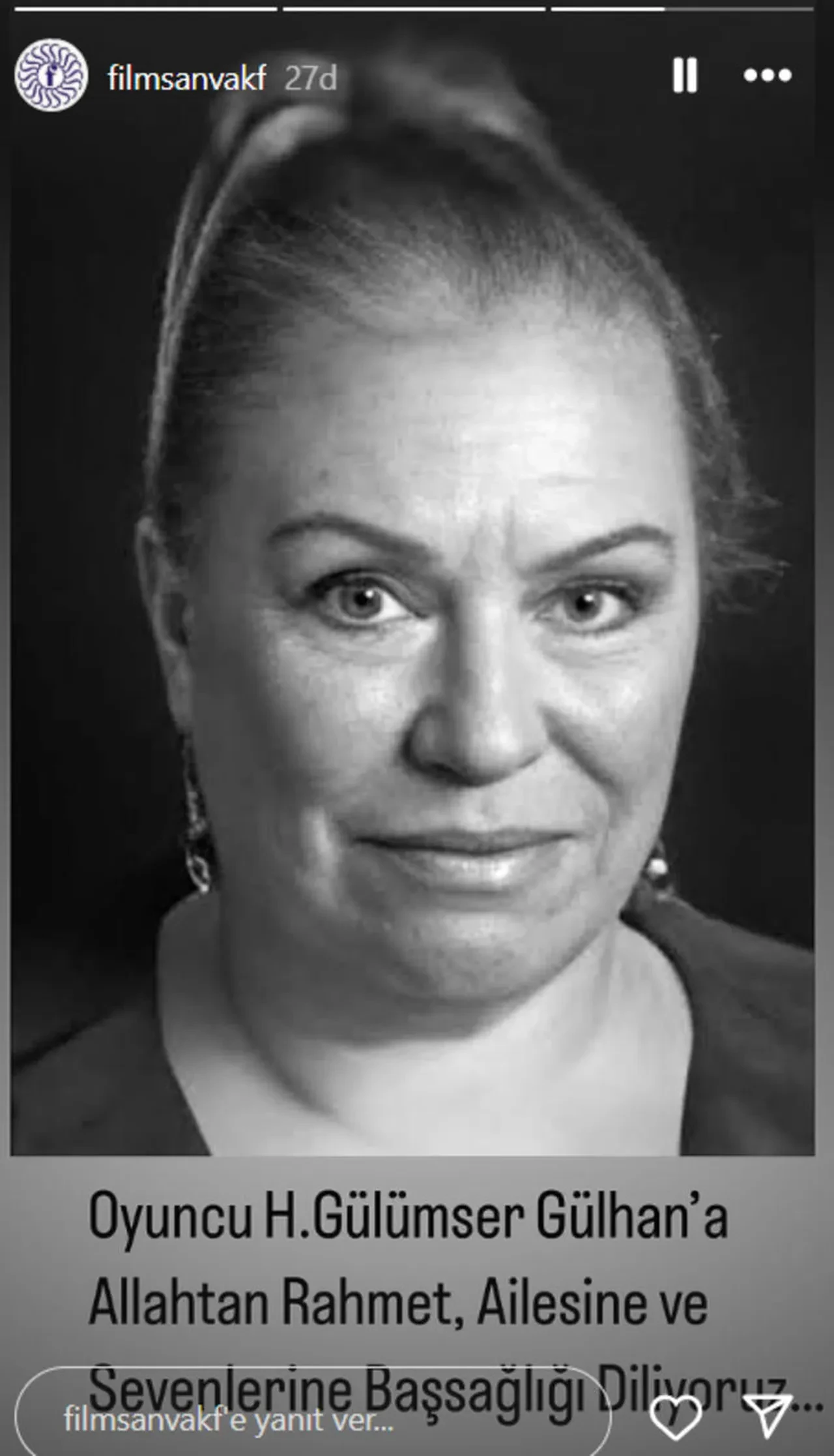 Oyuncu Gülümser Gülhan hayatını kaybetti! Davacı ve Postacı filmleriyle tanınıyordu