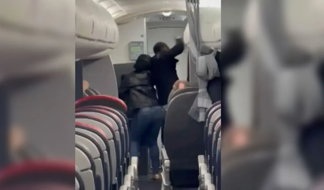 Uçak havalandı, içine 'şeytan' kaçtı! Havadaki dehşet anları kamerada