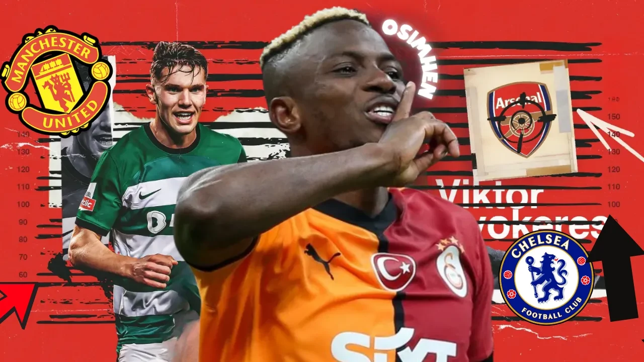 Galatasaraylı Victor Osimhen'in tek rakibi Viktor Gyökeres! Transferde büyük tezat