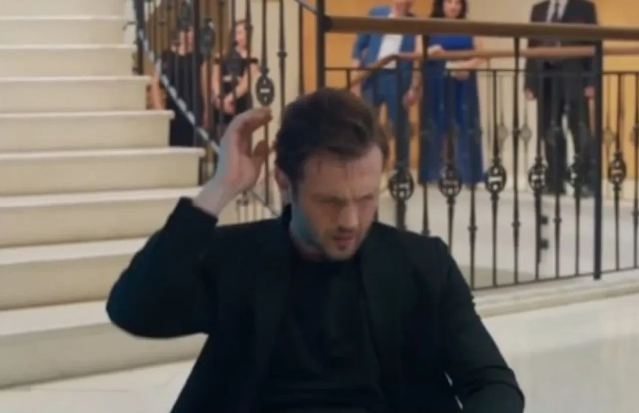 Aras Bulut İynemli'nin ayağını kırdığı anlar ortaya çıktı! 