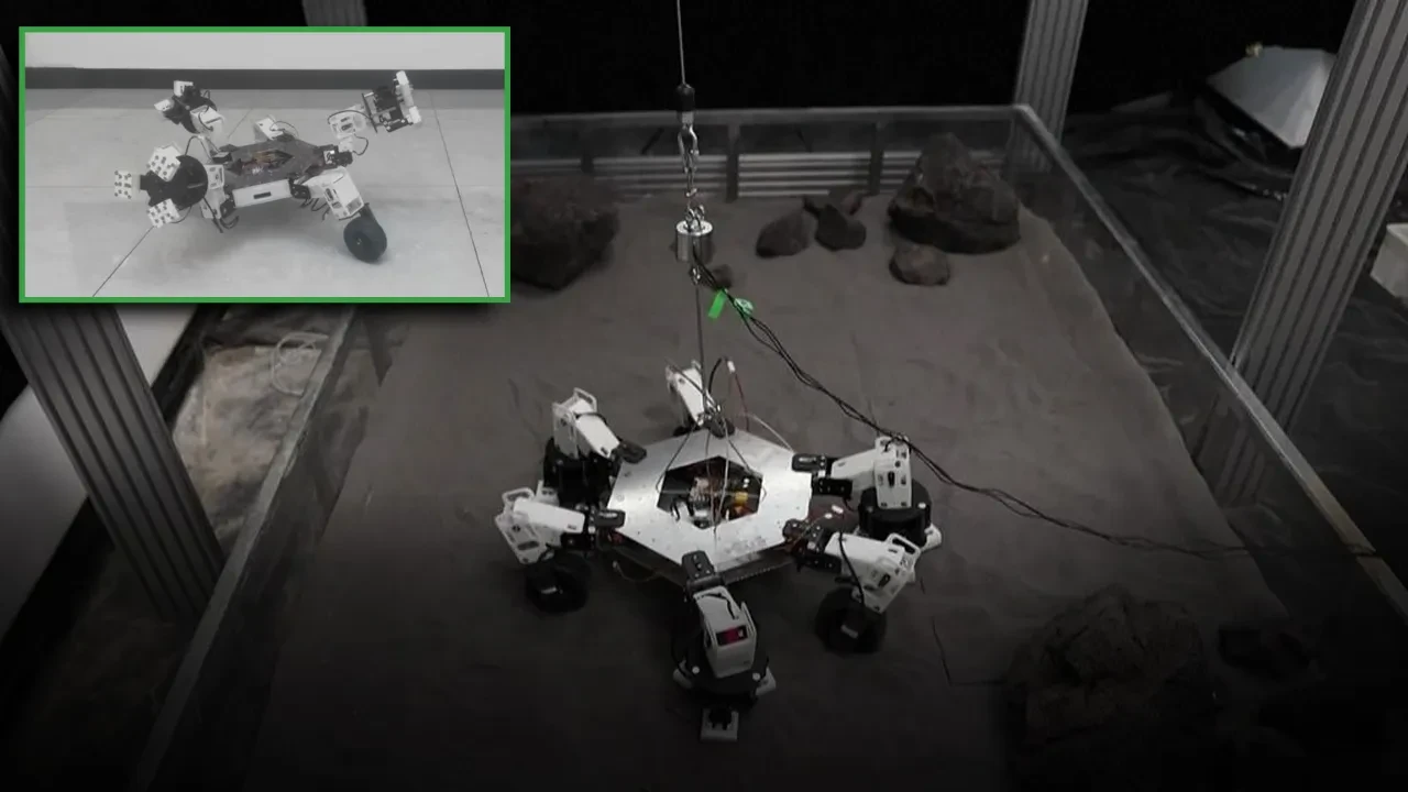 Çinli bilim insanları böceklerden ilham aldı! Yıldızlararası madenciliğin önünü açacak 6 bacaklı robot