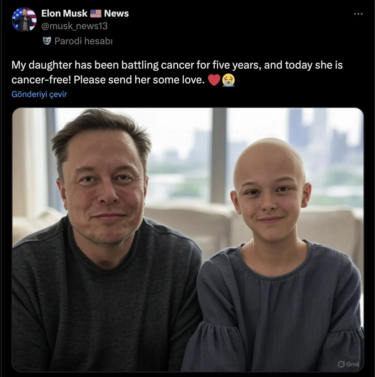 Elon Musk'ın kızı kanser mi? O iddialara cevap geldi