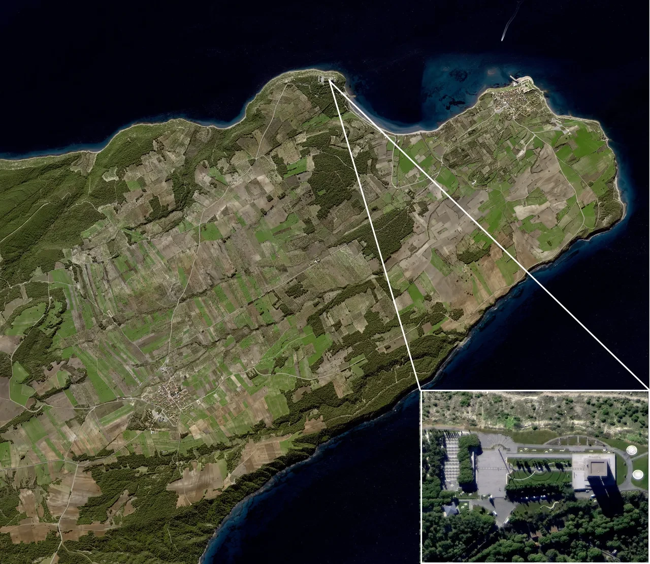 Göktürk-1'in 100 bininci görüntüsü Çanakkale Şehitler Abidesi'nden