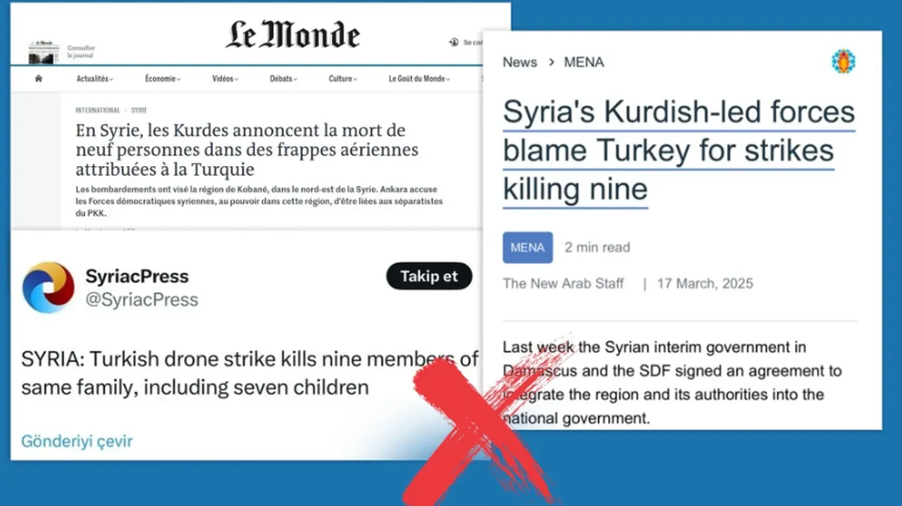 TSK'nın sivillere yönelik saldırı gerçekleştirdiği iddialarına yalanlama!