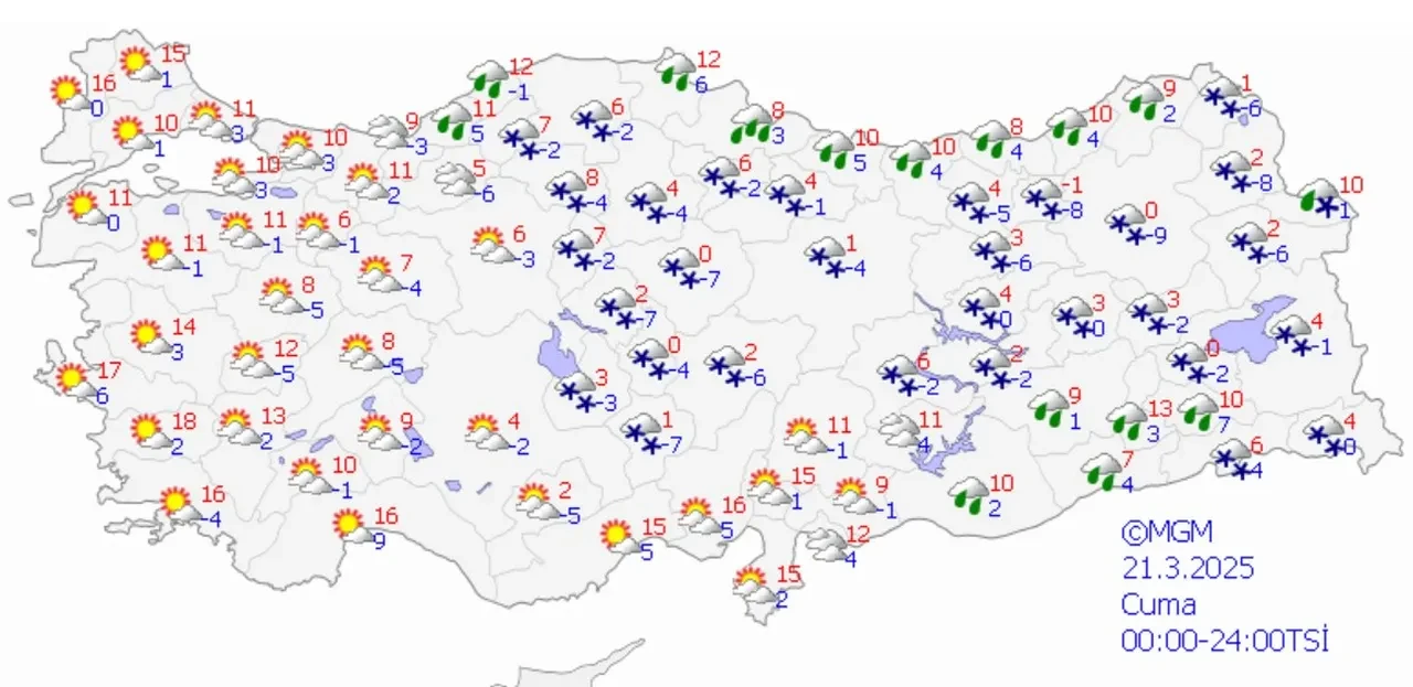 Meteoroloji 48 ilde sarı alarm verdi, kar ve fırtına sürecek! Baharın ne zaman döneceği belli oldu