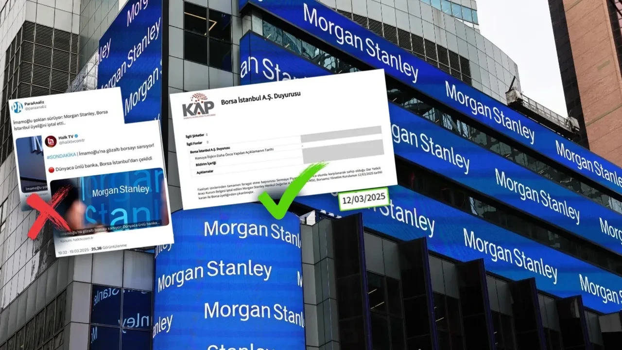 'Morgan Stanley, Borsa İstanbul'dan çekildi' haberi sonrası DMM'den açıklama!