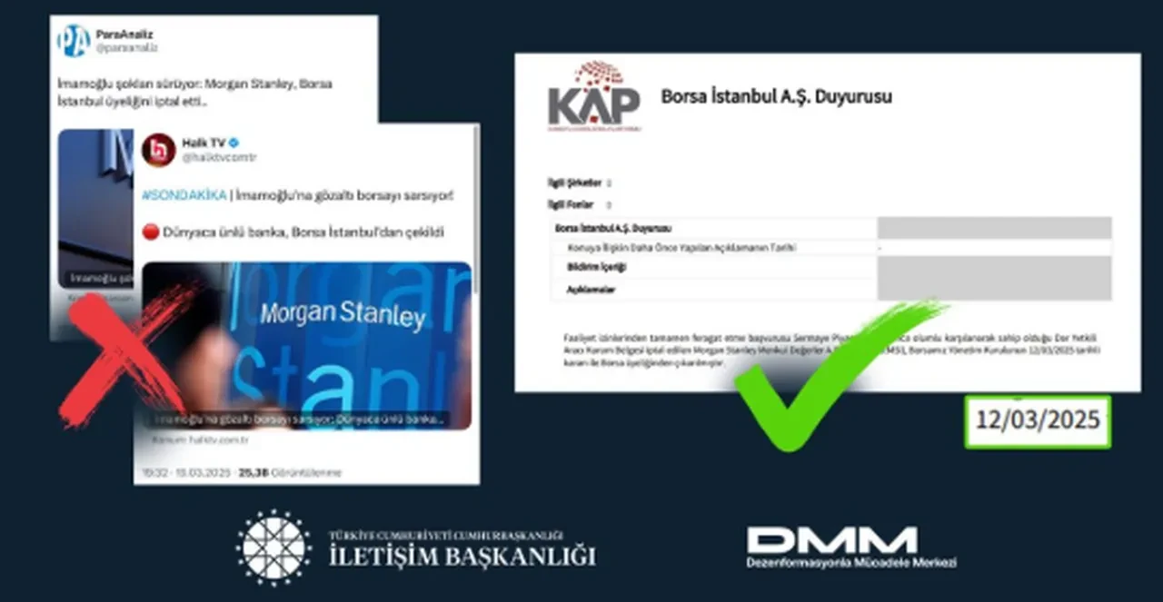 'Morgan Stanley, Borsa İstanbul'dan çekildi' haberi sonrası DMM'den açıklama!