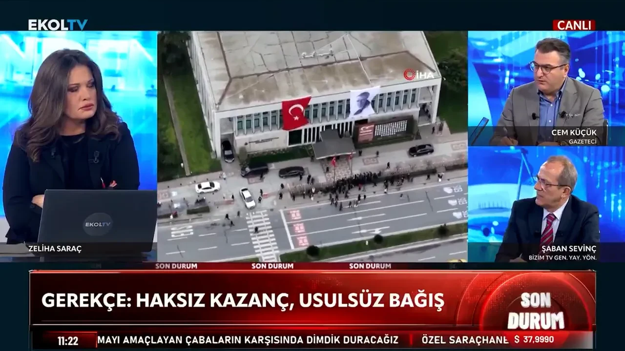 Cem Küçük rüşvet çarkını canlı yayında açıkladı! 5 milyon euro isteyip, 197 milyon TL ceza kestiler
