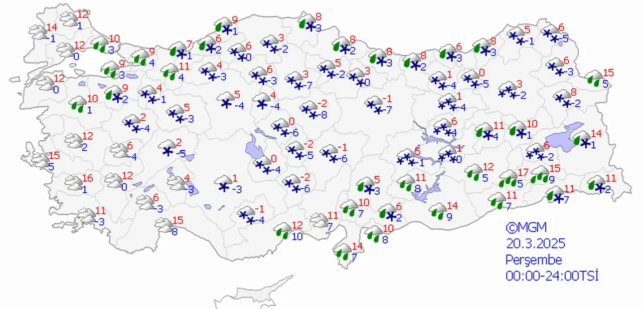 Meteoroloji'den 33 il için sarı alarm! Kar, sağanak ve fırtına kapıda