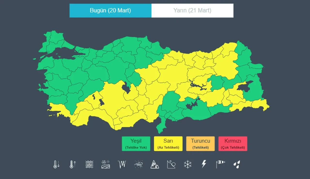 Meteoroloji'den 33 il için sarı alarm! Kar, sağanak ve fırtına kapıda