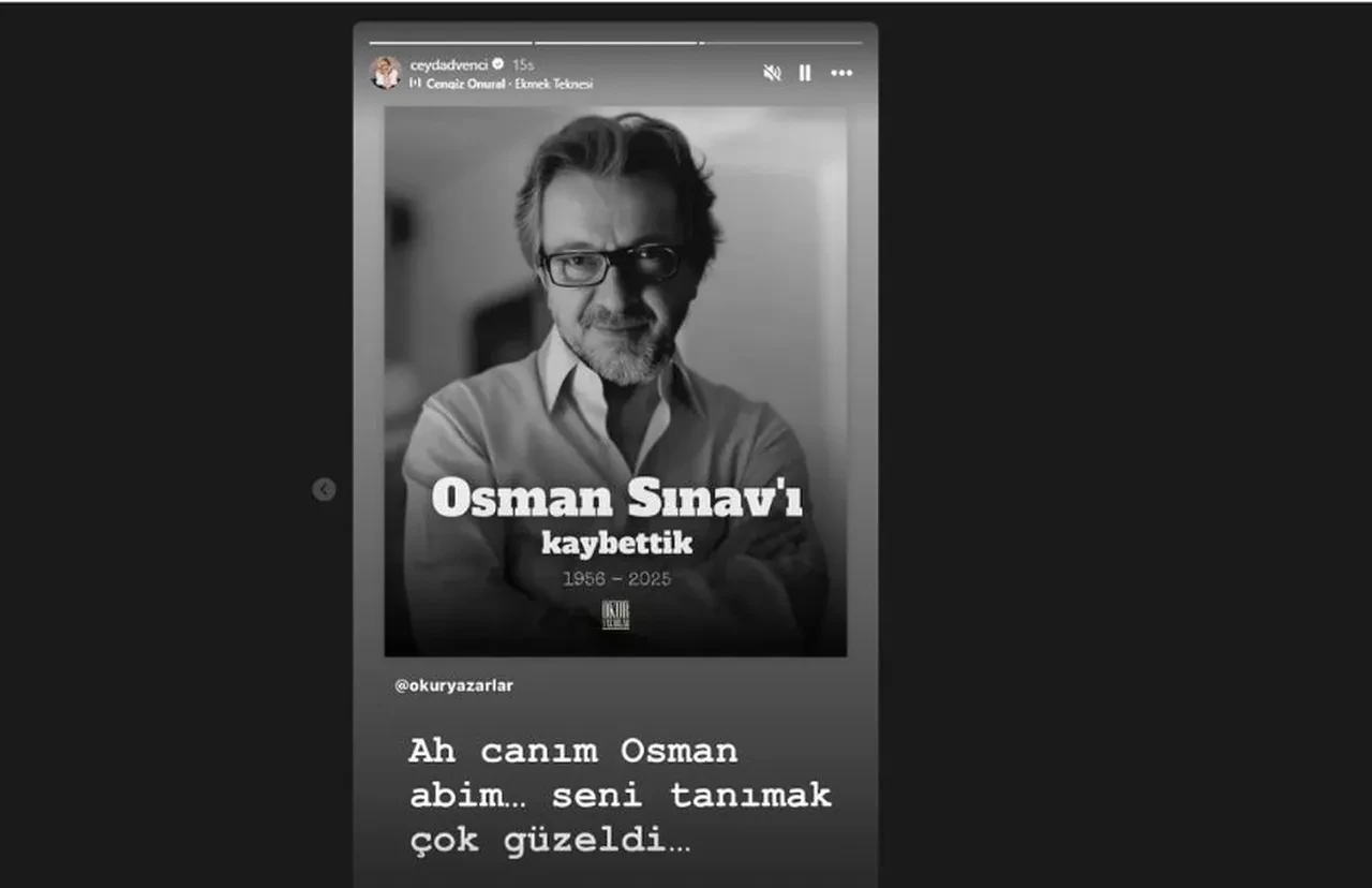 Osman Sınav'ın vefatı sanat dünyasını hüzne boğdu! Ünlü isimlerden taziye mesajları yağdı 