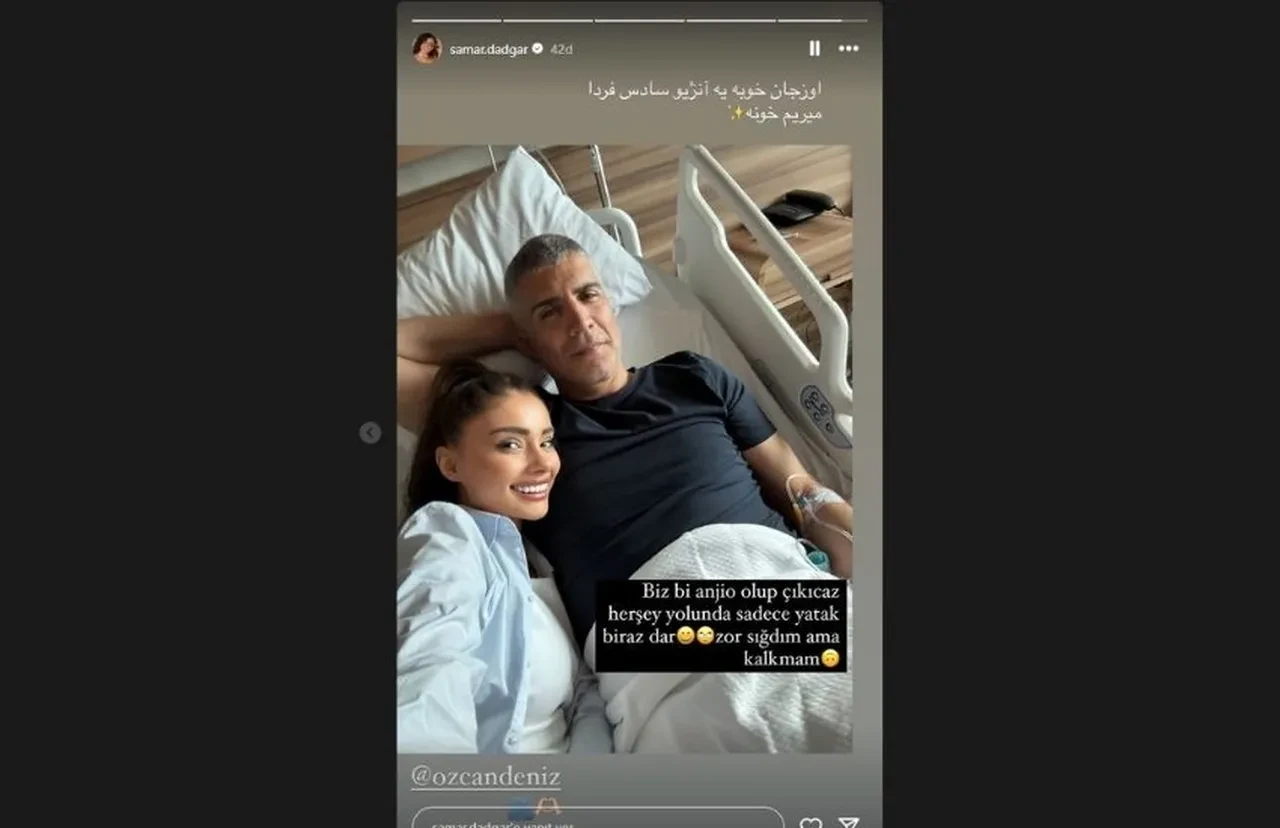 Özcan Deniz yine hastanede! Eşi Samar Dadgar son sağlık durumunu paylaştı 