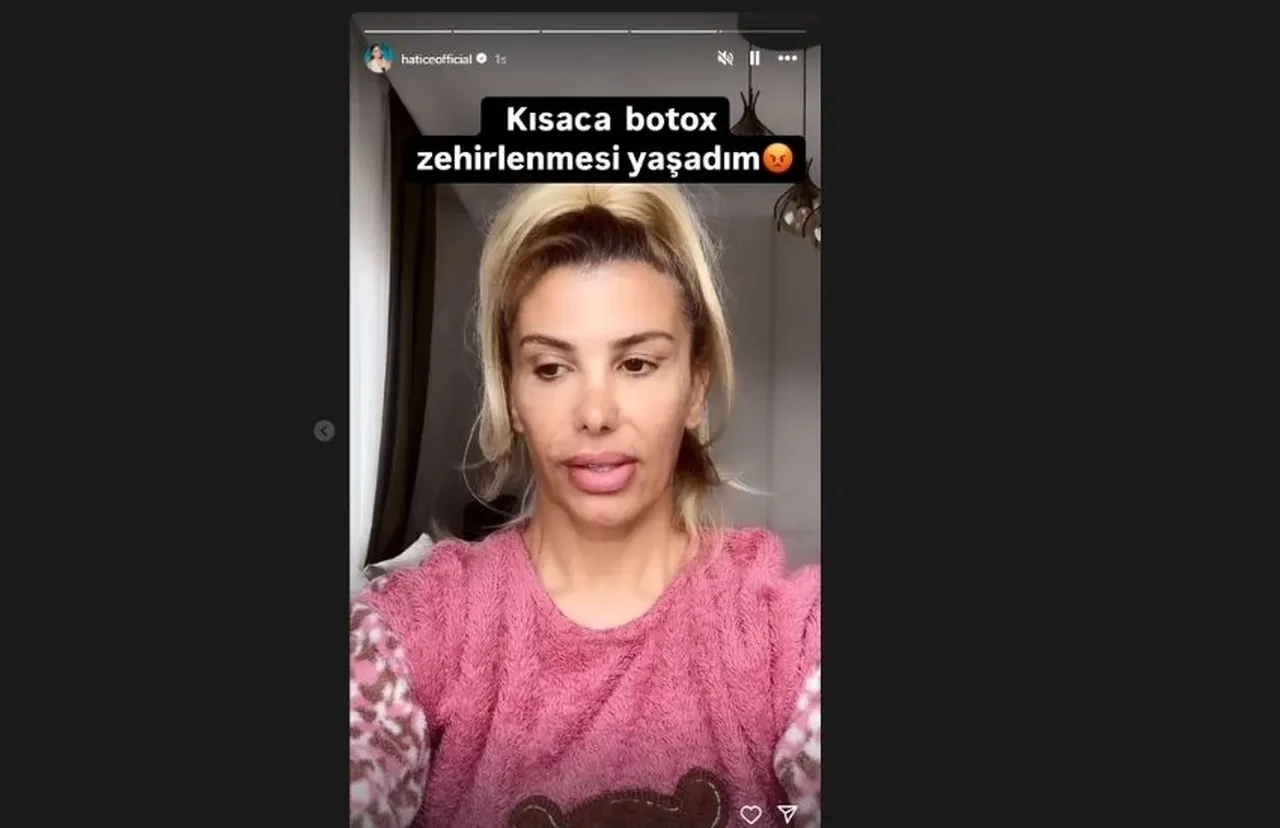 Botoks zehirlenmesi yaşayan Hatice canlı yayında konuşmakta zorlandı