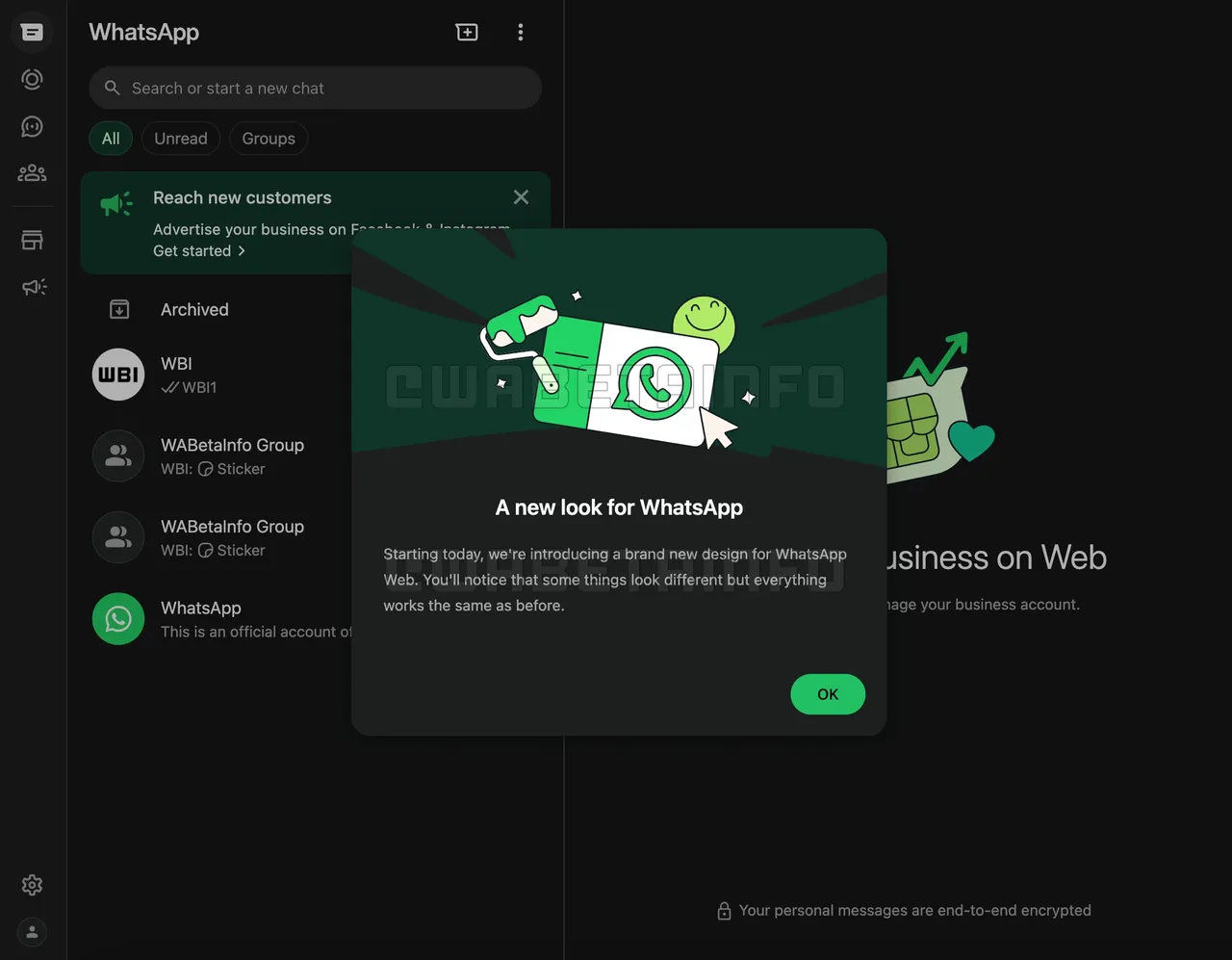WhatsApp Web tasarımı değişiyor: Yeni arayüzden ilk görüntüler geldi