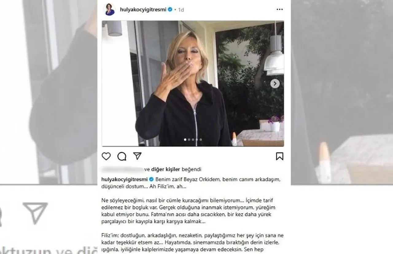 Filiz Akın'ın ölümü sonrası ünlü isimlerden başsağlığı mesajları