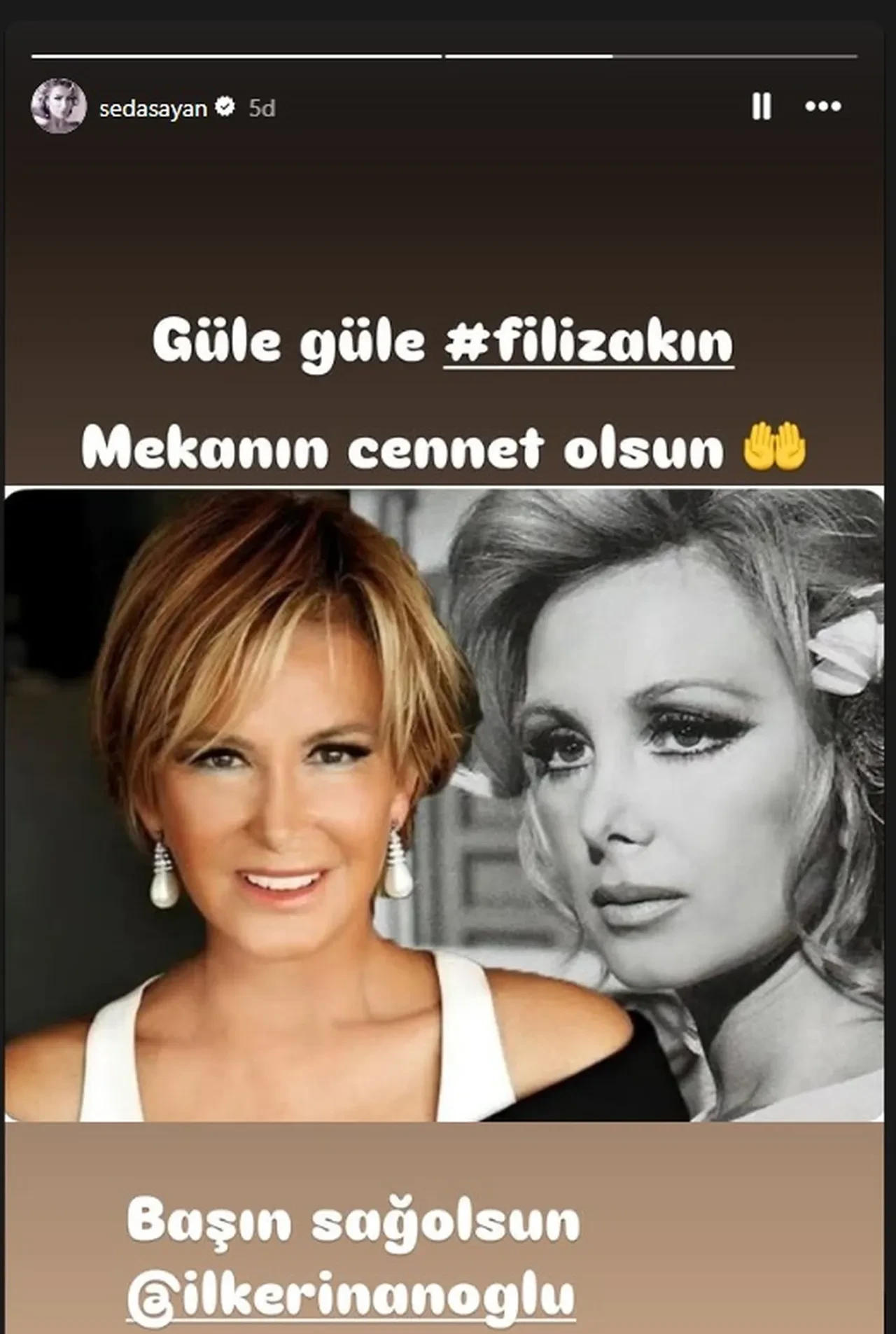 Filiz Akın'ın ölümü sonrası ünlü isimlerden başsağlığı mesajları