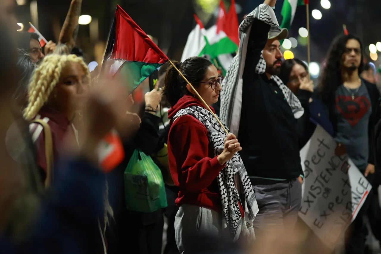 Meksika meydanı Gazze için haykırdı!