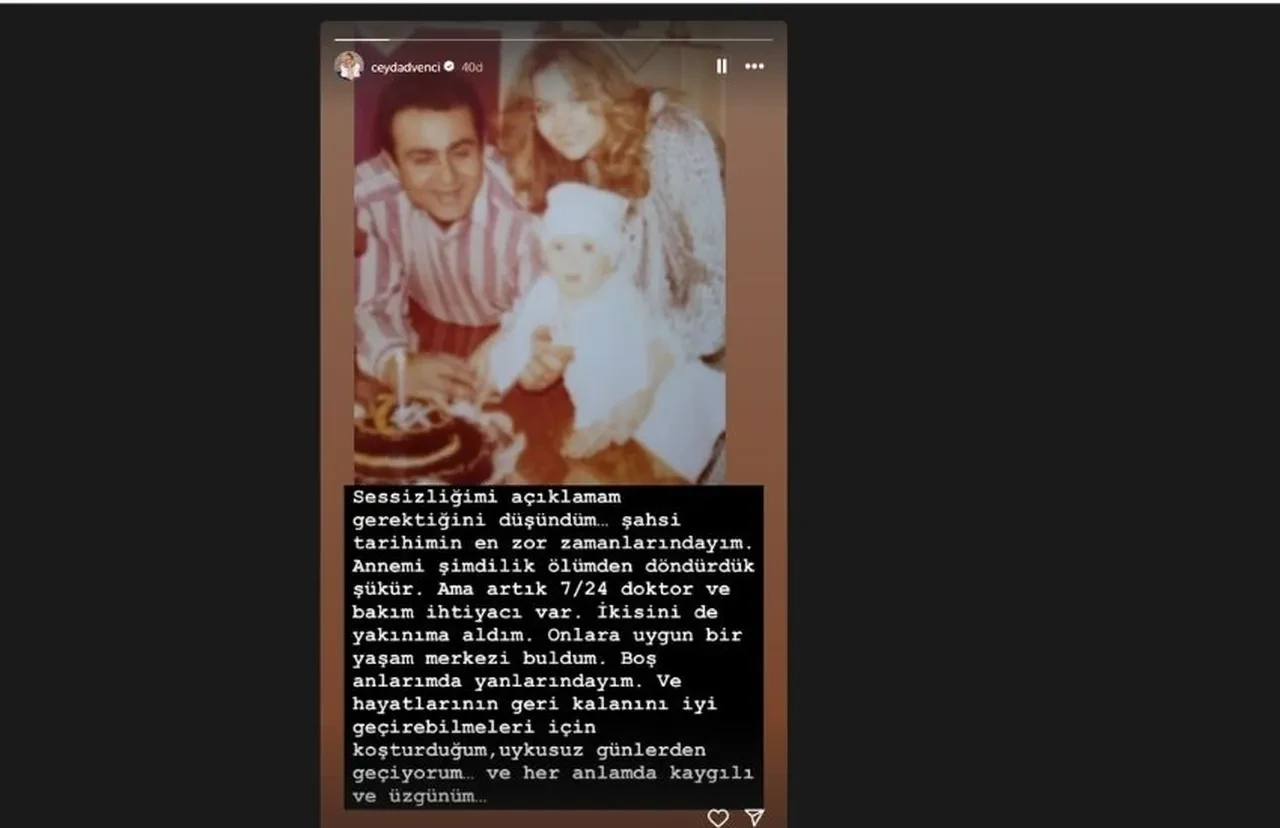 Ceyda Düvenci zor zamanlar geçiriyor: Şimdilik ölümden döndürdük