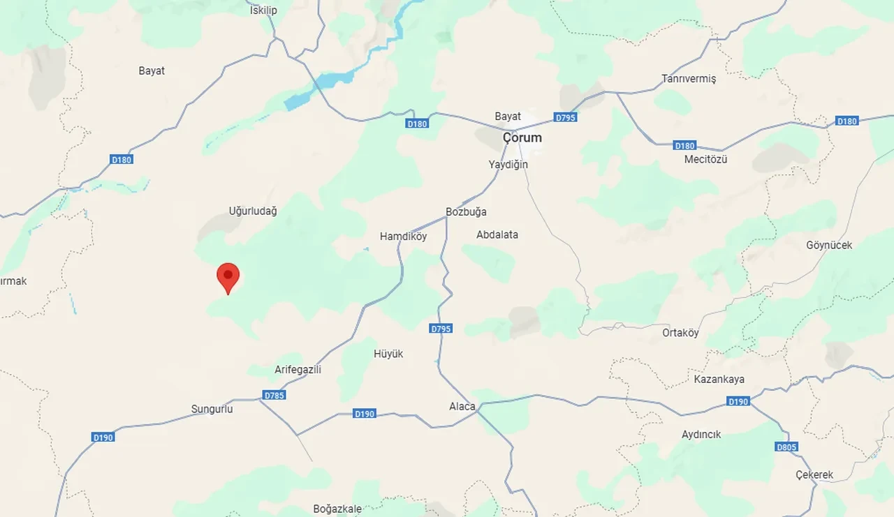 Kandilli Rasathanesi duyurdu: Çorum'da deprem!