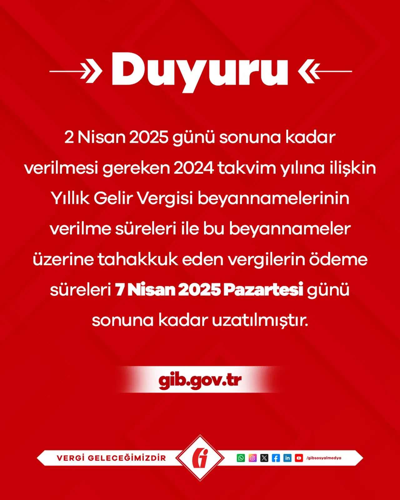 Gelir vergisi beyanname süresi uzatıldı mı? Gelir İdaresi Başkanlığı'ndan beklenen açıklama geldi