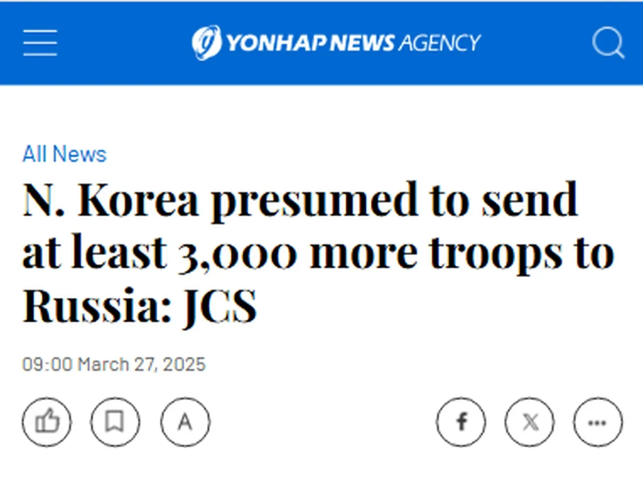 Güney Kore'den çarpıcı iddia: Kuzey Kore'den Rusya'ya 3.000 asker daha gitti!