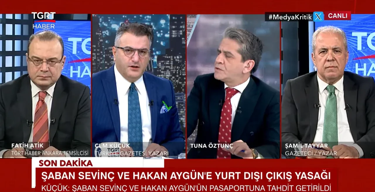 Şaban Sevinç ve Hakan Aygün'e yurt dışı çıkış yasağı!