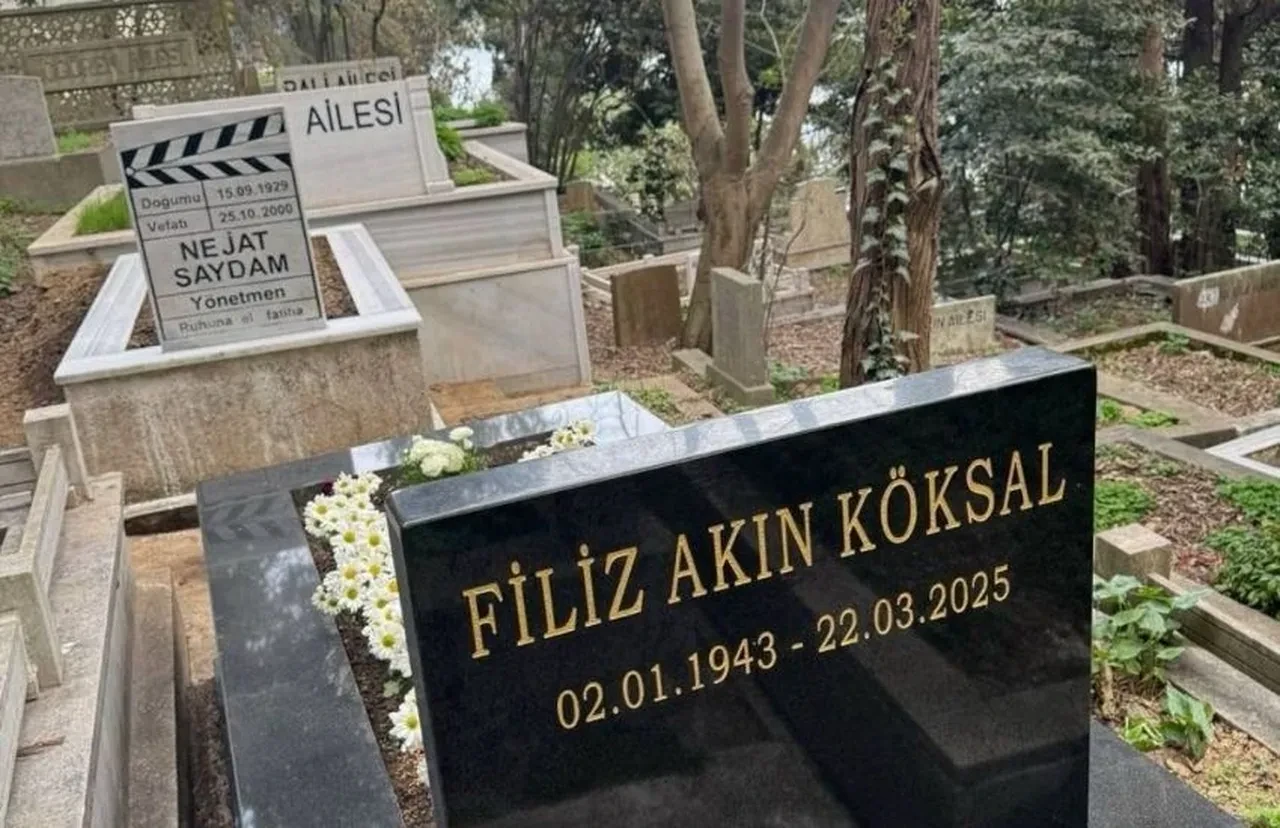Filiz Akın'ın mezarlığının son hali ortaya çıktı 