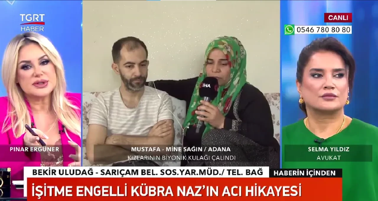 Kulağından işitme cihazı çalınan küçük Kübra'nın yardımına TGRT Haber koştu! Gerekli destek verilecek