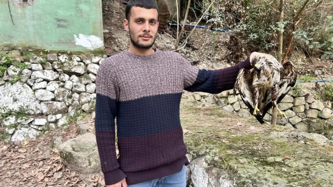 Ava giderken telef oldu! Görünce şaşkına döndü