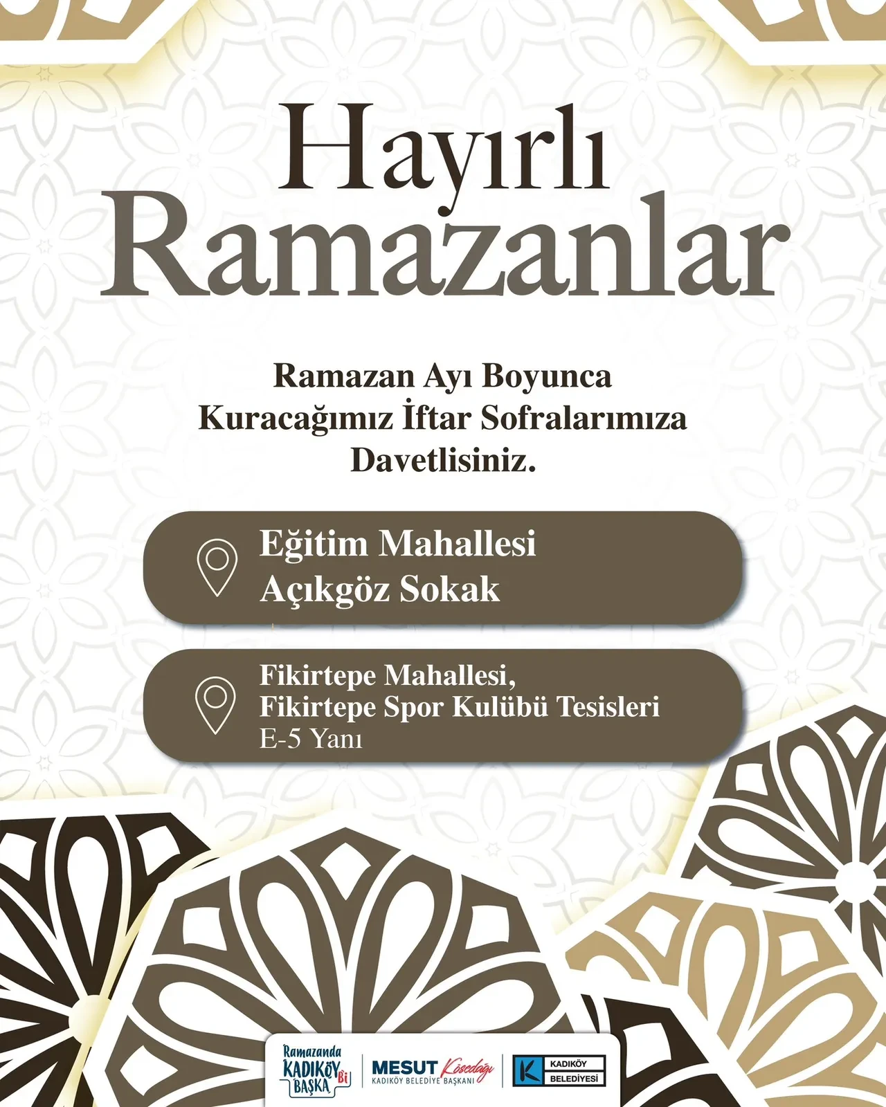 Kadıköy iftar çadırı yerleri ve iftar mekanları ilgi gördü