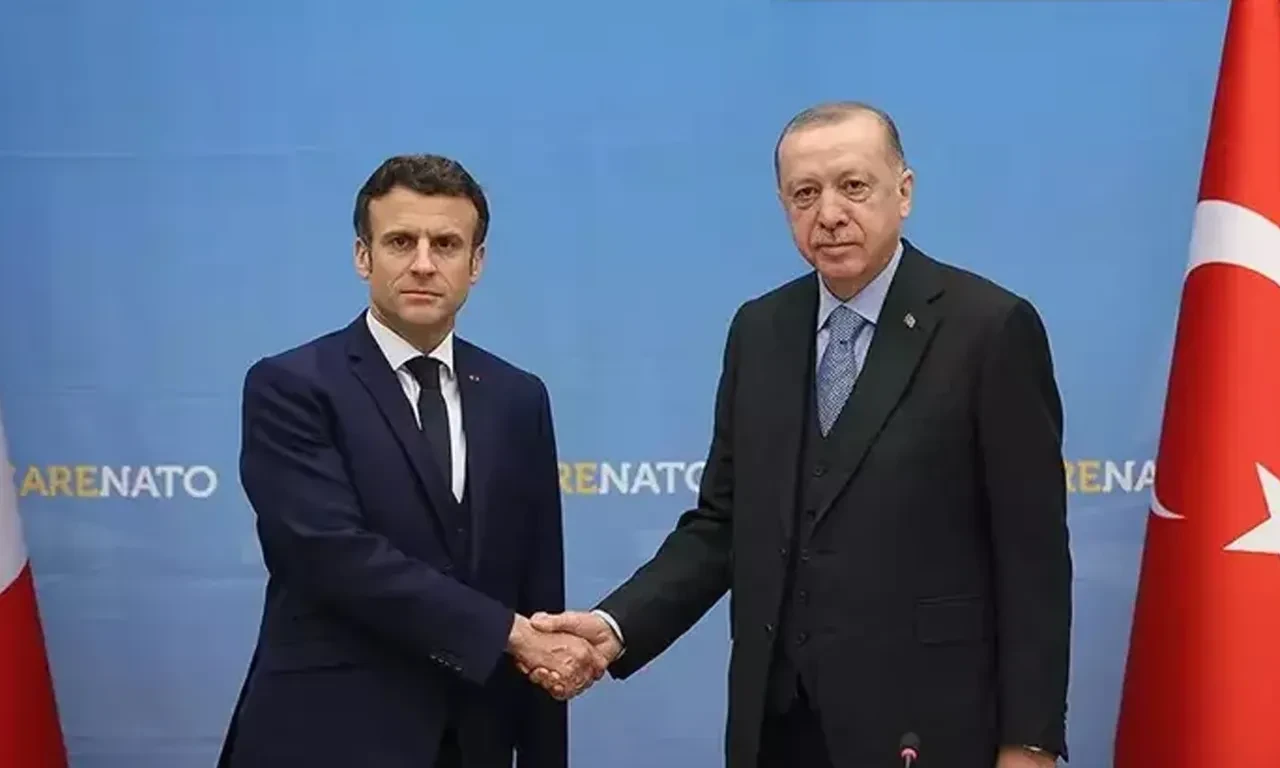 Son dakika | Cumhurbaşkanı Erdoğan, Macron ile görüştü