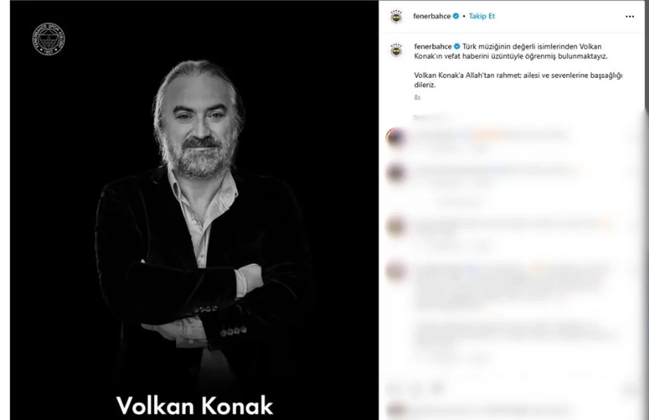 Volkan Konak'ın vefatı sonrası ünlü isimler başsağlığı mesajı yayınladı