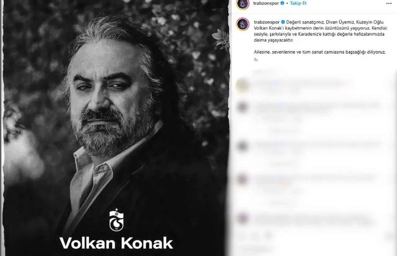 Volkan Konak'ın vefatı sonrası ünlü isimler başsağlığı mesajı yayınladı