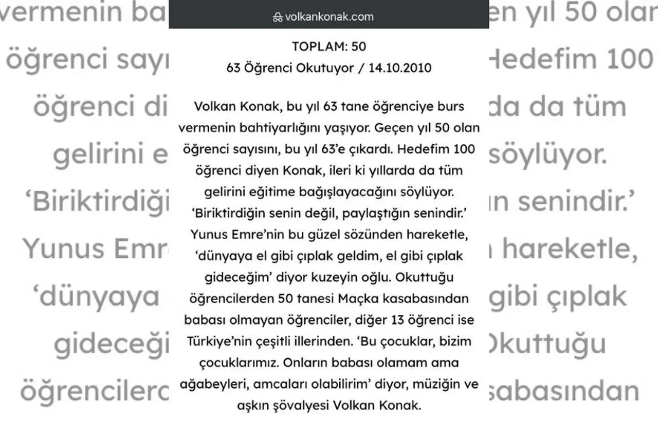 Volkan Konak'ın yardımları ortaya çıktı: Tüm gelirimi bağışlayacağım