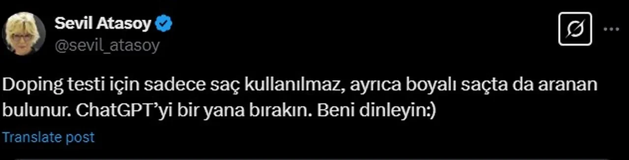 Sarı saç boyası dopingi etkiler mi? Sosyal medyada iddialar artıyor
