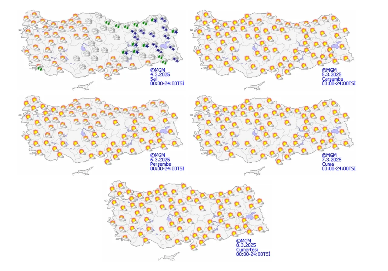 Türkiye'ye bahar geliyor! Termometreler 24 dereceye kadar çıkacak 
