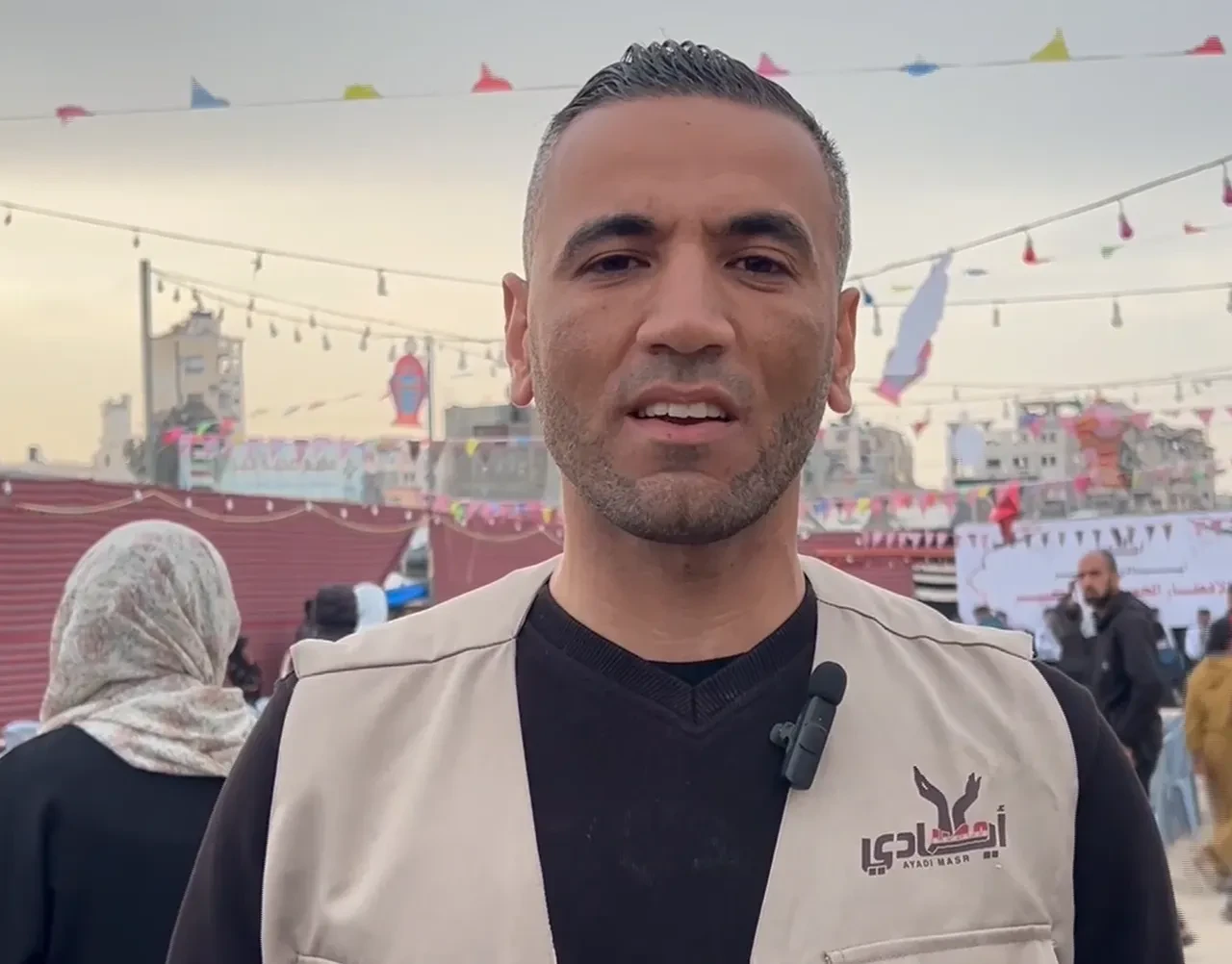 Gazze'de yıkımın ortasında toplu iftar sofrası!