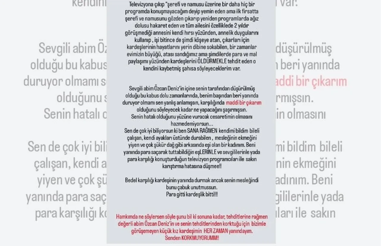 Özcan Deniz ve Ercan Deniz kavgasına kız kardeşleri de dahil oldu!