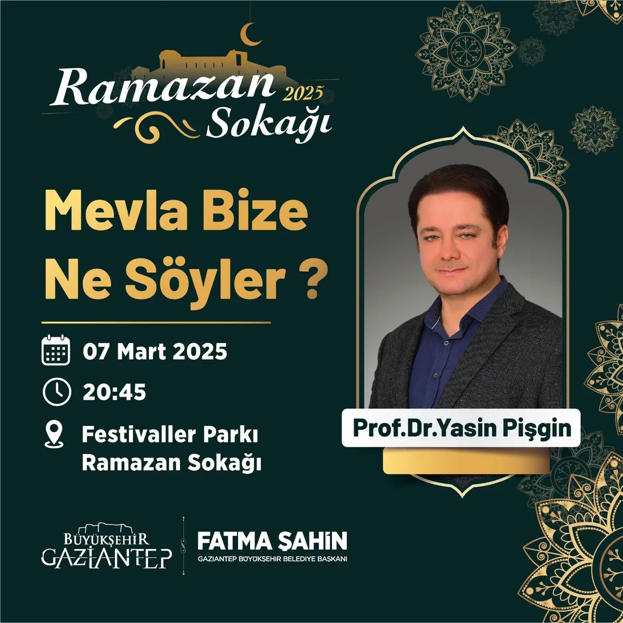 Gaziantep iftar çadır yerleri! Gaziantep Belediyesi ramazan etkinlik programını paylaştı