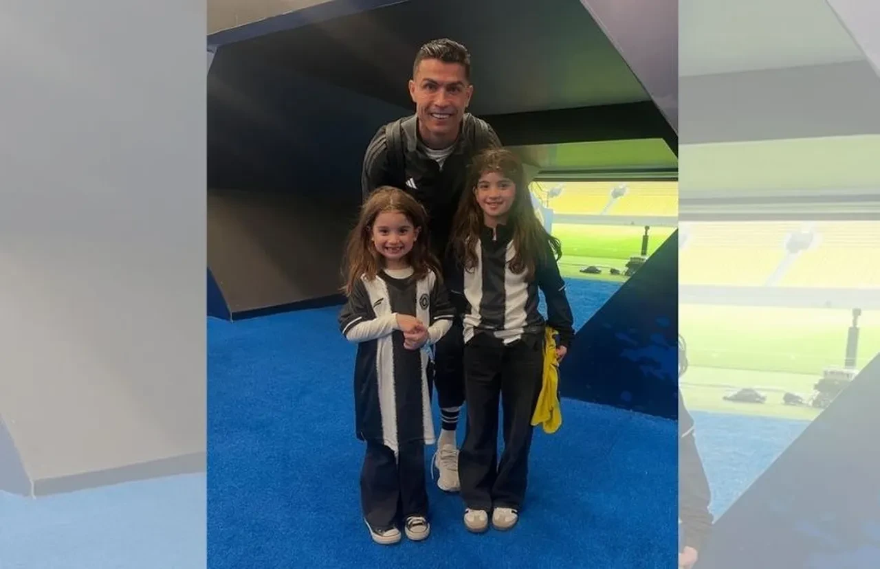 Buse Terim'in kızları Cristiano Ronaldo ile buluştu