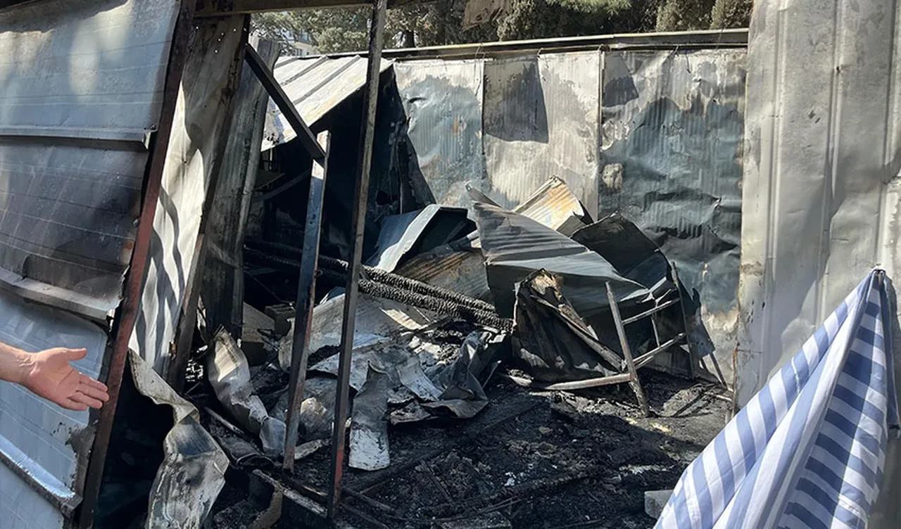 Hatay'da inşaat işçilerinin kaldığı konteynerde yangın! Ölü ve yaralı var