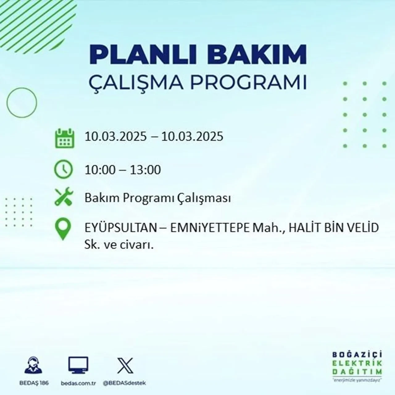 İstanbul'da 22 ilçede elektrik kesintisi yaşanacak! BEDAŞ duyurdu: İşte elektriğin kesileceği ve geleceği saatler