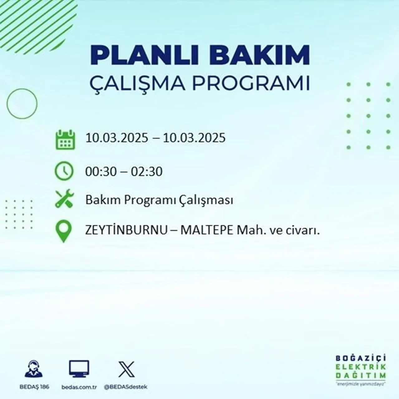 İstanbul'da 22 ilçede elektrik kesintisi yaşanacak! BEDAŞ duyurdu: İşte elektriğin kesileceği ve geleceği saatler