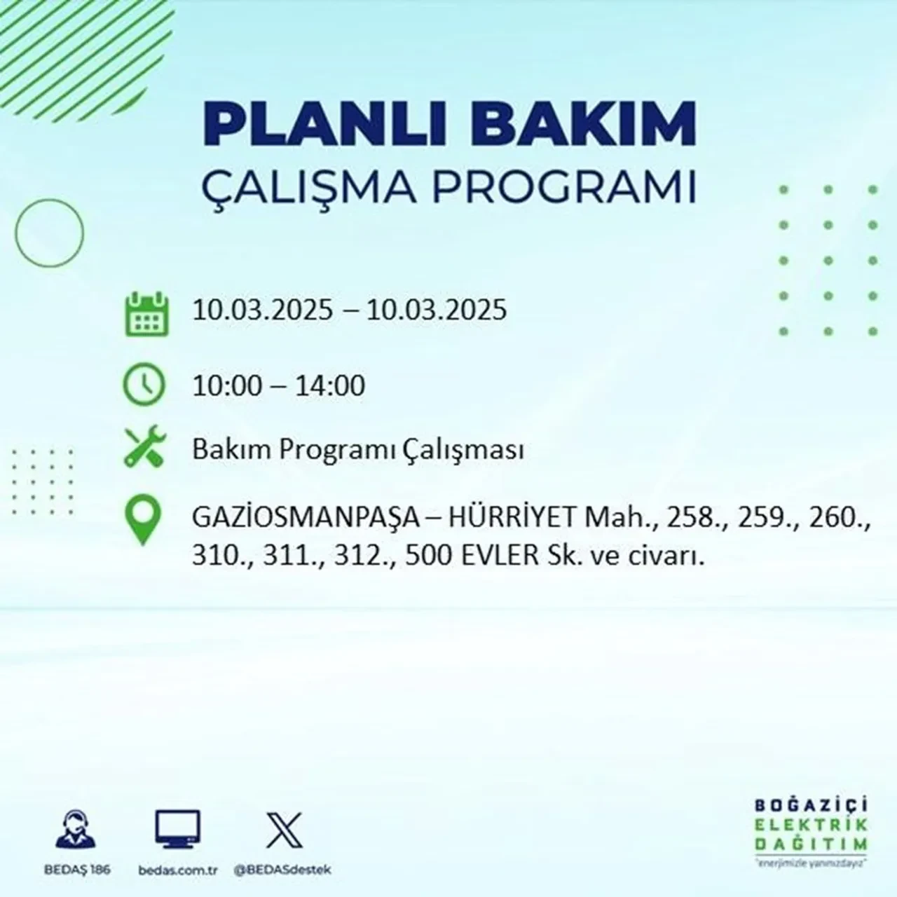 İstanbul'da 22 ilçede elektrik kesintisi yaşanacak! BEDAŞ duyurdu: İşte elektriğin kesileceği ve geleceği saatler