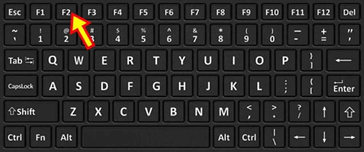F2 Tuşu Görevi Nedir, Nerede ve Ne İşe Yarar? Klavyede F2 Tuşu Hangisi?