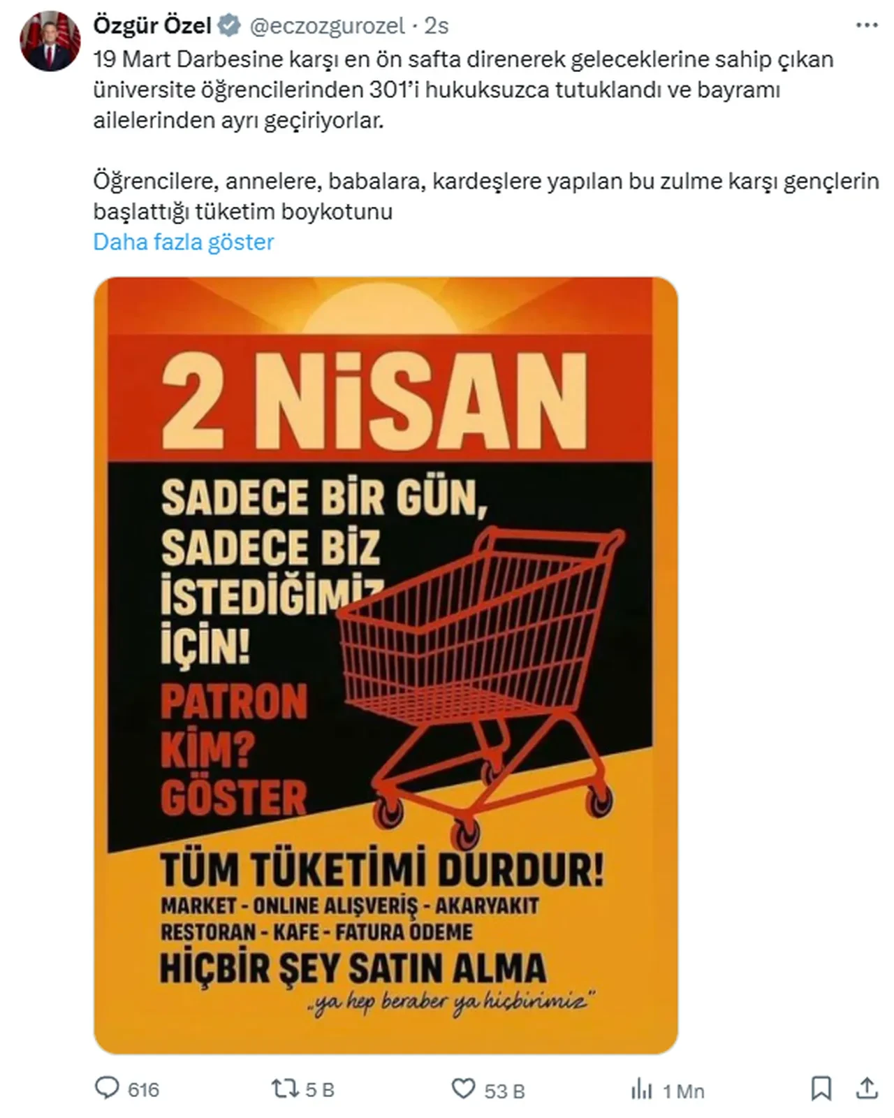 İstanbul Cumhuriyet Başsavcılığından 'Boykot' soruşturması!